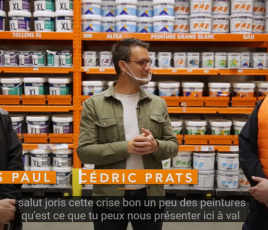 Rayon peinture en tournage Bricoman