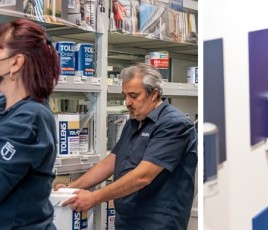 Mise en rayon LS de l'offre Tollens.