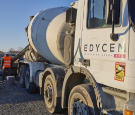 Edycem coulage béton bas carbone