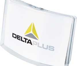 Delta Plus - Porte badge pour casque de sécurité.