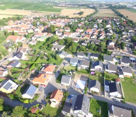 lotissement pavillons banlieue