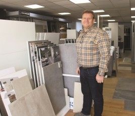 Frédéric Pabisiak, le dirigeant de Lor'Carrelages.