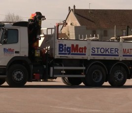 Camion de livraison BigMat Stoker.