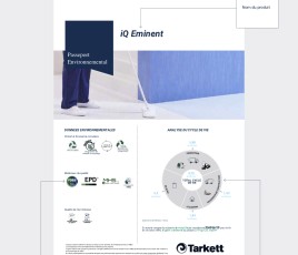 Tarkett - Passeport environnemental.