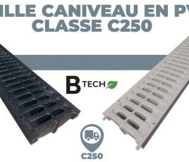Une grille caniveau en PVC à l’épreuve des camions !
