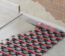 Réseau hydraulique pour plancher chauffant/rafraîchissant