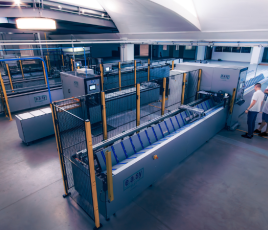 Volet Français ligne de production usine menuiserie