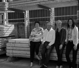 Elie Polombo, ses deux filles et sa petite-fille Adeline - Groupe Ratheau.