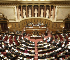 Séance à l'Assemblée nationale.