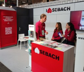 Stand Sebach sur le salon Batimat 2024.