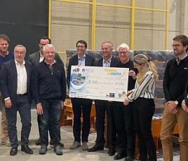 Opération "Peintres du Sourire" 2024 - Remise de chèque.