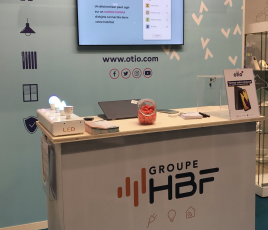 Stand de la MDD Otio du groupe HBF.