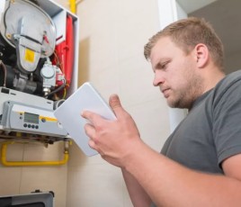 Diagnostic par un chauffagiste.