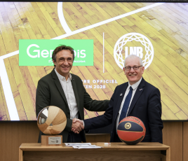 Sponsoring sportif de Gedibois avec la Ligue nationale de basket.