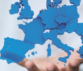 Carte de l'Union européenne.