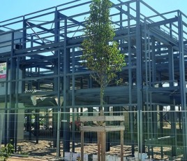 Construction métallique bas carbone dans le Rhône.