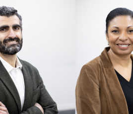 Élie Hajjar (directeur matériel et développement durable Groupe) et Linda Vila (directrice commerciale France).