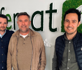 Les 2 cofondateurs de Femat et leur nouvel actionnaire.