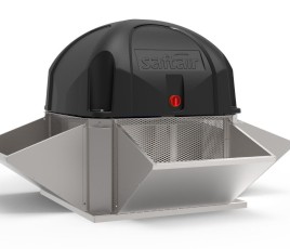 Tourelles Saftair Ventilation nouvelle gamme extraction des bâtiments désenfumage
