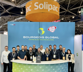 Stand de Bourgeois Global (Téréva et NED) sur la salon BePositive 2025 à Lyon.