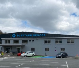 Agence Plattard Négoce de Saint-Forgeux, dans l'Ouest lyonnais.