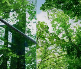 Vitrage bas carbone d'AGC Glass Europe.