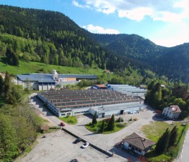 Usine de SNM Alu Industrie à La Bresse, dans les Hautes-Vosges.