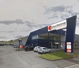 Perspective de l'agence Asturienne de Saint-Quentin (Aisne).