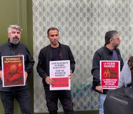 MaPrimeRénov' : manifestation devanty l'Anah le lundi 12 mai 2025 à Paris.