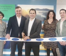 Inauguration de la Carrier Academy en avril 2025.