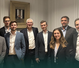 Christian Guillou (PDG du groupe Briconord) et son pool de nouveaux actionnaires.