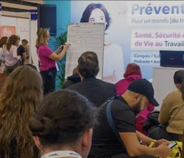 Edition juin 2023 du salon Préventica Paris dédié à la prévention, la sécurité et la qualité de vie au travail.