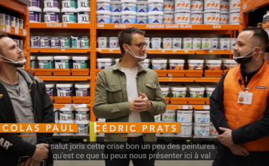 Rayon peinture en tournage Bricoman