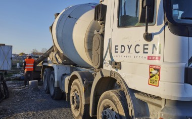 Edycem coulage béton bas carbone