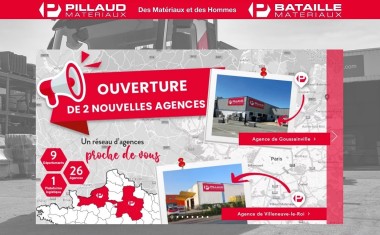Groupe Pillaud - HP du site web