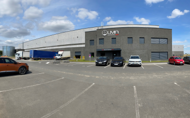Entrepôt de stockage de LMA Lebeurre près d'Amiens (80).