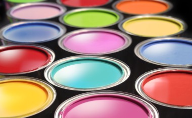 pots de peinture