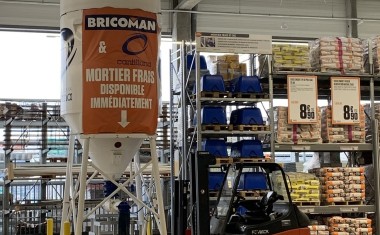 Bricoman, centrale à béton - Agence de Bonneuil (94).