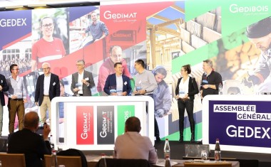 Gedimat élue "Meilleure enseigne 2023", catégorie Distribution Matériaux de construction.