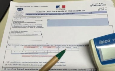 Feuille de déclaration fiscale, TVA.