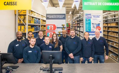 Screwfix France - Point de vente de Wattrelos (Nord) en novembre 2022.