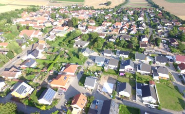 lotissement pavillons banlieue