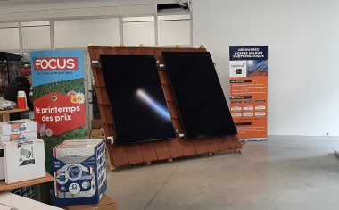 Banc de formation PV dans l'agence Téréva de Montbéliard (Doubs).