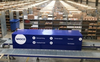 Hub logistique de Wasco aux Pays-Bas.