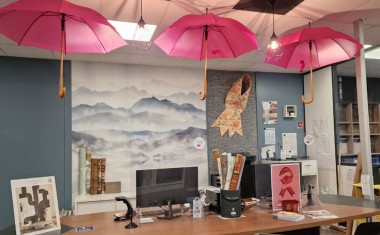 Vitrine "Octobre Rose" - Décor Alliance