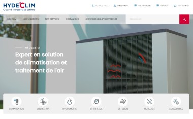 Site web d'Hydeclim.