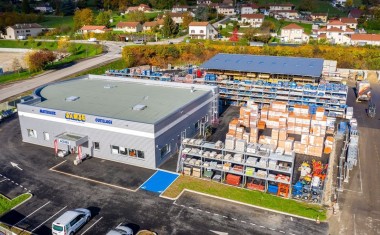 Agence Samse, vue aérienne.