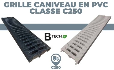 Une grille caniveau en PVC à l’épreuve des camions !