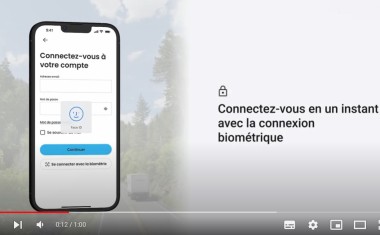 Sonepar - Nouvelle appli avec identification biométrique.