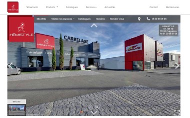 Site internet d'Hémistyle.